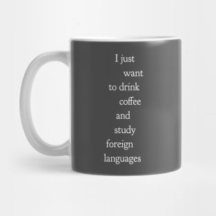 Coffee & Foreign Languages Mug